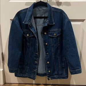 Women’s Denim Jacket - Dark Blue
